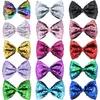 5 pollici fai da te mini paillettes Litlle ragazze archi dei capelli clip lucidi carino glitter forcine per barrette del partito copricapi accessori DH0470