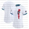 Personnalisé 2021 All Star Game blanc Flexbase Baseball Jersey Double couture broderie hommes femmes jeunesse