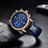 Relógio de Moda para Homens Lige Top Marca de Couro Luxo Relógio Impermeável Esportes Relógios Mens Quartz WristWatch Reloj Hombre 210527