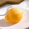 Candela per aromaterapia 3D Candela creativa alla soia con formaggio arancione e limone Decorazione regalo per feste Creazione di candele