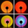 Sunset USB LED Night Light Rainbow Projection Lamp Atmosphere Sun Projection For Bedroom Background Wall Tiktok Decoration