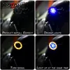 Two-color Modification Round Motorcycle Turn Signal Light Sequence Flasher Accessories LED Strips332t