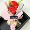 Simulation Soap Bouquet Box Rose Flower with LED Light Wedding Decoration Souvenir Valentine's Day Gift for Girlfriend RRD12246