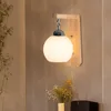 Nordice cristal Luminaria nordique décoration maison pierre bois chambre chevet salon lampe appliques