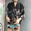 Женские топы и блузки Harajuku Kawaii Рубашка японская уличная одежда кимоно кардиган женщина юката блузки женщины AZ004 210326