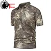 Homens t - shirts Camuflagem do estilo militar tático Camiseta Homens Respirável Rápido Rápido Python Combat Camo Camisetas Top Tees Combate Masculino 210518