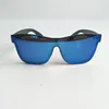 Merk zonnebril voor mannen vrouw mode klassiek vierkant frame zonnebril reflecterende coating siamese lens Eyewear3775801