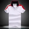 2023 Mode Casual polo shirt heren wolf t-shirt mannelijke mouw revers heren zwarte damese homme t shirts letter tops m-3xl