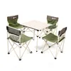 camping table and chairs