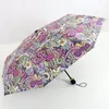 Sunscreen Anti Ultraviolet Sun Sunshade Winddichte vrouwen Regen Paraplu Vrouwelijke Automatische Vouwende paraplu's