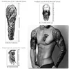 Metershine 46 Blatt wasserdichter temporärer gefälschter Tattoo-Aufkleber für den ganzen und halben Arm für Männer, Frauen, Mädchen, Express-Körper, Schulter, Brust, Ne324w
