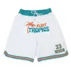 Heren # 33 Jackie Moon Pants Flint Tropics Semi Pro Movie Basketball Shorts Steek