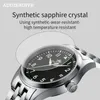 Meloty Dive Pilot Watch Automatyczne Zegarek Nurek mechaniczny C3 Luminous Męskie zegarki Divers Sapphire Crystal 200m Nurkowanie NH35 210329