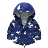 Boys Jackets Winter Autumn Spring Fashion Trend Kids Tops Baby Pattern Long Sleeve Casua Hooded Coat For Boy 2-10Years 210701
