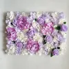 60x40 cm fiori artificiali decorazione di nozze decorazione di nozze fiore pannelli di seta rosa fiore viola romantico matrimonio sfondo deco