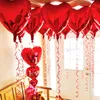 متعدد الألوان الزفاف حزب الديكور 18 بوصة شكل قلب بالون الألومنيوم البالونات لعيد الميلاد عيد الحب ديكور