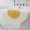 Tato de banheiro moderno ovo simples ovo macio Microfibra Carpete absorvente Slip Slipsistante Pad da cozinha da porta do chão da sala artística decorar 210727