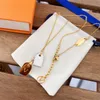 Classic Letter Women Men Pendant Necklaces Unisex Trendy Exquisite Chain Festival Party Gift Necklace Charm Personality Jewelry