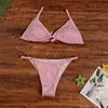 Women's Swimwear High Waist Thong Bikini Set 2 Piece Swimsuit Push Up Bathing Suit Brazilian 2021 Beachwear Sexy