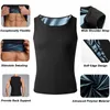 Men's Body Shapers Men's Sweat Vest Waist Trainer Workout Sauna Tank Top Shaper Polymer Slimming Shapewear Shirt Tummy Control