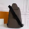 شارع مصمم حقيبة رجل الأزياء الصدر الصدر crossbody محفظة الجلود الرياضة السفر عارضة قماش حزم كتفين في الهواء الطلق أكياس حقائب اليد حقيبة الظهر M41719 effini