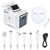 2022 Yeni 7 In 1 Hidrojen Oksijen Küçük Kabarcık RF Güzellik Makinesi Yüz Kaldırma Dermabrazyon Cihazı Cilt Scrubber Yüz Spa LED MASK8230237