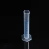 Laboratuvar malzemeleri Plastik ölçüm silindiri 250ml mavi çizgi ölçekli asit ve alkali dirençli PP