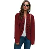 Coats And Jackets Women Autumn Winter Long Sleeve Loose Casual Cardigan Famale Fashion Double Breasted Streetwear Jackets 210608