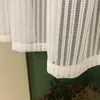 Занавес драпов американские короткие шторы для кухни ванная комната шкаф с кружевами белый тюль с валгантом простой оформление лечения окон