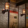 Wall Lamp Retro Antique Light Cage Guard Sconce Loft Lights Fixture Modern Indoor Industrial Unique Lamps Iron Copper Lighting