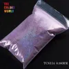 Tct-070 cor holográfica solvente resistente tamanho mais fino glitter pó para decoração art unha gel polonês olho sombra maquiagem