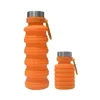 500ml Folding Water tumblers Portable Retractable Silicone Coffee cup suing Travel Drinking Sport bottle