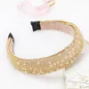 Nouvelle Arrivée Extreme Luxe Femmes Bijoux Cheveux Bandeau De Couverture Plein Couverture Micro Faux Cristal Glisten Beau-tête de filles