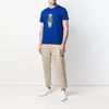 21SS U S Größe Premium 100 % Baumwolle Bären-T-Shirt Kurzarm lässiges lockeres T-Shirt mit Hemdbären-Aufdruck S-3XL292B