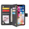 Zipper Portemonnee Lederen Telefoon Case voor 12 11 Pro Max SE Magnetische Cases voor iPhone XS MAX X XR 6 6S 8 7 PLUS