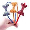 Glitter Bow Knot Headbands Children Kids Hair Band Hoop Fashion Jewelry