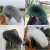 Véritable col de fourrure de raton laveur hiver femmes vers le bas laine mode chaud confortable manteau doudoune col châle H0923