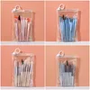 8st / set makeupborstar med separat väska Pulverfundament Blush Blending Eyeshadow Lip Cosmetic Eye Make Up Brush Kit Tool