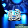 Geometrisk linje kristall ring silver färg ringar för kvinnor anel rosa guld färg smycken anillos smycken aneis anillo kärlek present fabrik pris expert design kvalit