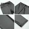 SALSPOR 2XL Inverno Leggings in pelle Donna Sexy Hip Lifting Pantaloni PU Vita alta Velluto caldo Legging Elastico Nero Dimagrante 211204