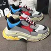 Top Quality Casual Shoes Mens Womens Sneakers Fashion White Black Vintage outdoor Old Grandpa Triple S Low Size 36-45