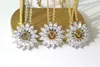 Tijdloze rvs vintage charme mode bloem brief hanger ketting 3-kleur vergulde stijl afdrukken vrouwen bruiloft sieraden partij cadeau topkwaliteit