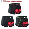 calças de shorts de ciclismo