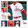 Maillot de baseball personnalisé NC State Coolege Trea Turner Jonny Butler Tyler McDonough Austin Murr Terrell Tatum J.T. Jarrett Devonte Brown Vojtech Mensik Luca Tresh Homme