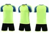 Moda 11 Jerseys em branco de equipe, personalizado, treinamento futebol usa manga curta rodando com shorts 00000009