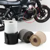 Anti alta temperatura 1200 grados Sistema de escape de motocicleta Aislamiento Aislamiento Cinta de aislamiento Cintas de tubería de fibra de vidrio Accesorios Motobike