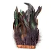 13-18cm Naturliga roosterfjädrar Trimming Plumas Fringe Ribbon DIY Needlework Bröllopsklänning Dekoration Plumes Feather for Crafts