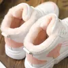 Buty zimowe trampki białe buty kobiety śnieg kostka kobieta 2021 różowy casual v959