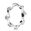 Nuovo anello in argento sterling 100% 925 fit Pandora corona fiori in rilievo margherita in rilievo anelli in oro rosa per donne europee matrimonio gioielli di moda originale
