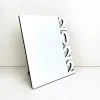 نسخة عمودية أفقية تسامي نقل فارغة إطار الصورة حرارة اضغط على طباعة إطارات الصورة 2022 DIY White Desk Table حامل التقويم SXA30